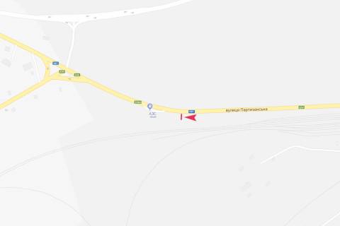 Billboard B in Znamyanka Druga, 3х6  vyezd s goroda AZS Sell, na Znamenku scheme