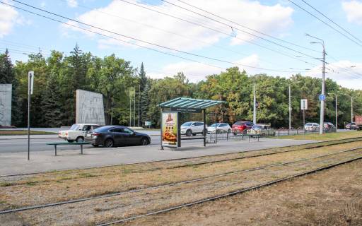 Citylight B in Zaporizhzhya Belgorodskoe sosse - Rudika st. (2) (ostanovka "Memorial Slavy") Photo 1