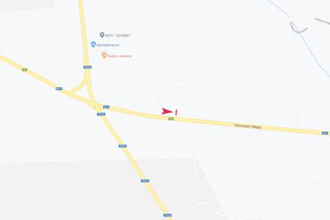 Billboard  in Mangush prosp Miru scheme