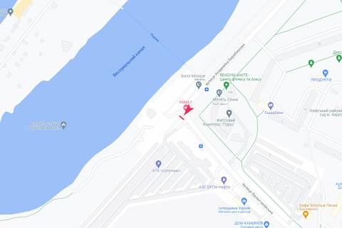 Prismatron, Prism A in Dnipro (Dnipropetrovsk), 3х6  Valentinivs'ka st. - Barabasova st. - 416788 scheme