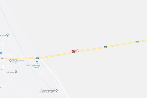 Billboard B in Novoaidar, 3х6  trassa M-21, v'ezd v gorod so storony Scast'a scheme