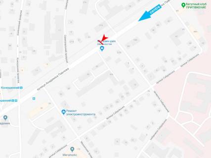 Billboard A in Kharkiv, 3х6  Akademika Pavlova st., 27-A, v centr scheme