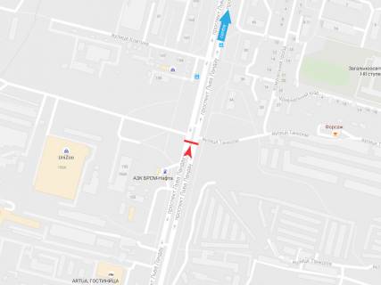 Prismatron, Prism A in Dnipro (Dnipropetrovsk), 3х6  L'va Landau pr-t + Energeticna st., v centr - 374467 scheme