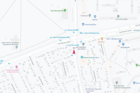 Billboard B in Kharkiv, 3х6  Traktorobudivnikiv pr-t, 47 - Saltivs'ke sose, z centru scheme