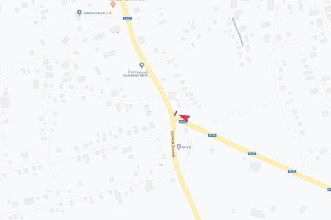 Billboard A in Trostyanets v'ezd v gorod scheme