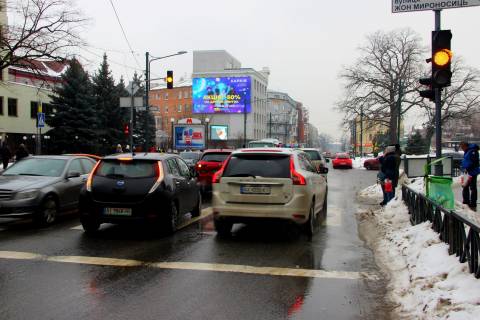 Billboard A in Kharkiv, 11,52 х 6,72  Puskins'ka st., m. Arhitektora Beketova, z centru (napravlenna do TRC Nikol'skij, Makdonal'ds, Podatkova, Skver z fontanom Zakohanih) Photo 1