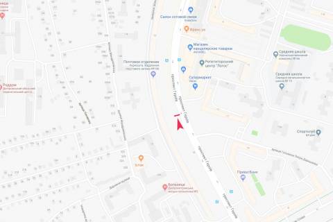 Billboard B in Dnipro (Dnipropetrovsk), 3x6  Geroiv prosp., 12 scheme