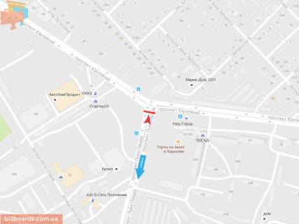 Prismatron, Prism A in Zaporizhzhya L'va Landau pr-t + Ubilejnyj pr-t, v centr - 54599 scheme