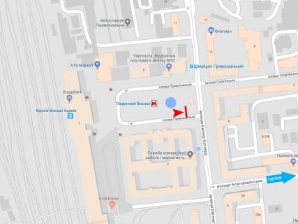 Citylight A in Kharkiv, 1,2х1,8  Evgena Kotlara st.,7 scheme