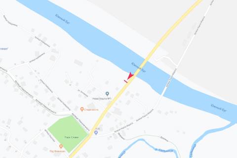 Billboard  in Ladizhin v'ezd v gorod scheme