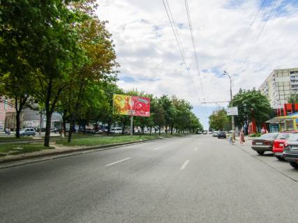 Billboard A in Dnipro (Dnipropetrovsk), 3x6  Oleksandra Pola prosp., 42  (mag."Veloplaneta". Napramok ruhu vgoru) Photo 1