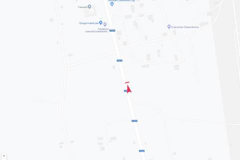 Billboard A in Markivka, 3х6  v'ezd v gorod so storony Belovodska, doroga T-13-14 scheme