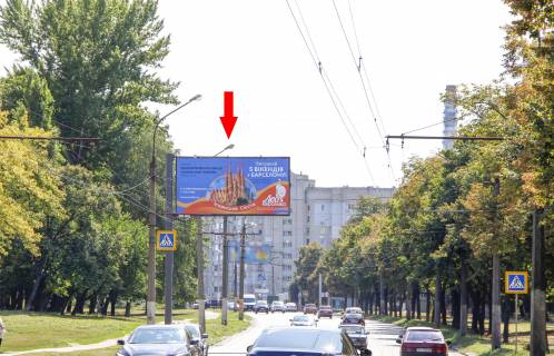 Billboard B in Dnipro (Dnipropetrovsk), 3х6  Gvardijciv-Sironinciv st., 18, v centr Photo 1