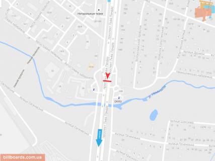 Prismatron, Prism B in Zaporizhzhya L'va Landau pr-t + Nemyslanskaa nabereznaa., iz centra - 54654 scheme