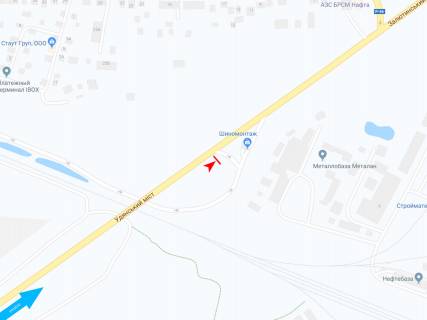 Billboard A in Dnipro (Dnipropetrovsk), 3х6  Poltavs'kij slah st. - pr-d. Magistral'nij, v centr scheme