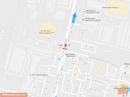 Prismatron, Prism B in Zaporizhzhya L'va Landau pr-t + Olimpijskaa st., iz centra - 54673 scheme