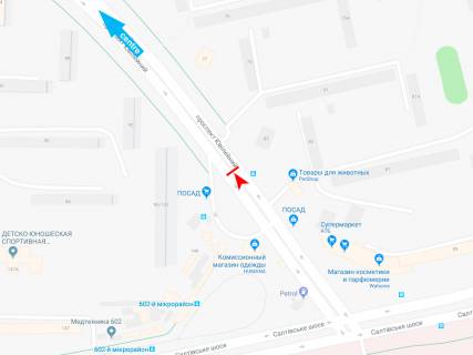 Prismatron, Prism A in Dnipro (Dnipropetrovsk), 3х6  Uvilejnij pr-t, 83, v centr (kolo trolejbusa) - 374374 scheme