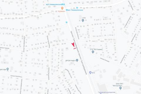Billboard A in Kharkiv, 3х6  Traktorobudivnikiv pr-t - Tankova st., 88, v centr scheme