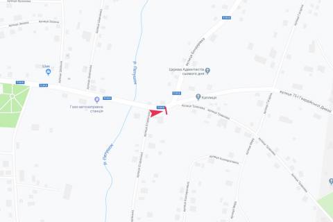 Billboard A in Yampil, 3х6  Doroga T 19-15 Seredina-Buda-Ampil'-Bereza 31 km+700 scheme