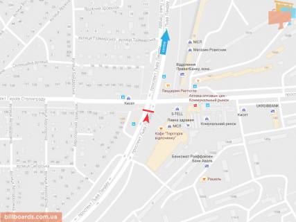 Prismatron, Prism A in Zaporizhzhya L'va Landau pr-t + Geroev Stalingrada pr-t,136d, v centr - 54729 scheme