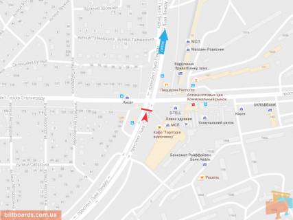 Prismatron, Prism A in Zaporizhzhya L'va Landau pr-t + Geroev Stalingrada pr-t,136d, v centr - 54728 scheme