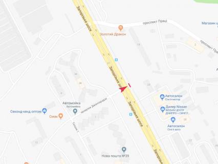 Prismatron, Prism A in Dnipro (Dnipropetrovsk), 3x6  Запорізьке шосе - Джинчарадзе пров., ж/м Тополя-1 - 617427 scheme