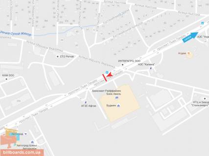 Prismatron, Prism B in Zaporizhzhya L'va Landau pr-t + Marsala Fedorenko st., iz centra - 54759 scheme