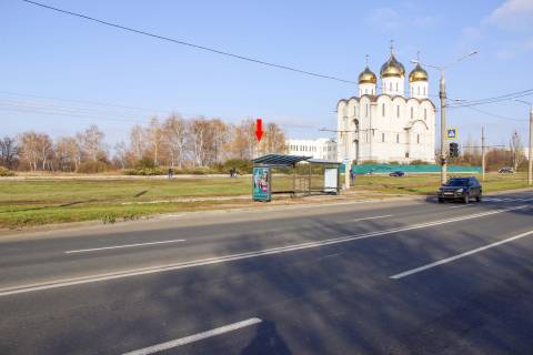 Citylight B in Kharkiv, 1,24х1,84  Saltivs'ke sose (navproti budinku No 176) (zupinka Marii Zan'kovec'koi (Motronins'ka)), z centru Photo 1