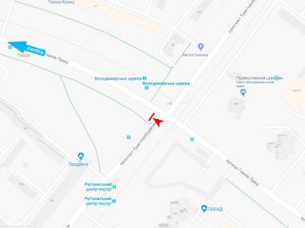 Prismatron, Prism B in Kharkiv, 3х6  Geroiv Praci st. - Traktorobudivnikiv pr-t, v centr - 471446 scheme