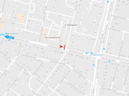 Billboard B in Kharkiv, 3х6  Saltivs'ke sose, 73, z centru scheme
