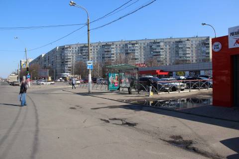 Citylight A in Kharkiv, 1,24х1,84  Saltivs'ke sose, 248 (zupinka Ruslana Plohod'ka), v centr Photo 1