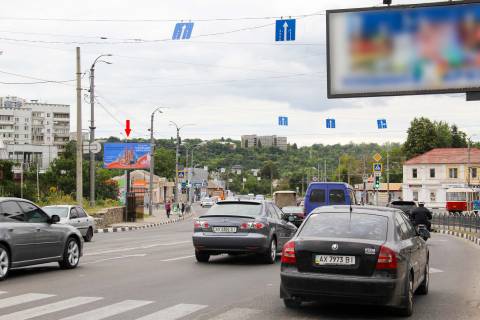 Billboard B in Kharkiv, 2,88х5,76  Mojseivs'ka st. - Sevcenka st., v centr   ( VIP ) rozmir 5760h2880 Photo 1