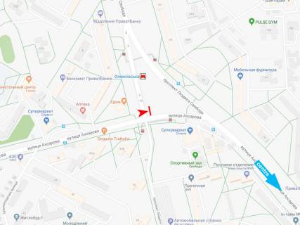 Prismatron, Prism B in Dnipro (Dnipropetrovsk), 3х6  Ahsarova st. - Ludviga Svobodi pr-t, VIP, v centr - 416784 scheme