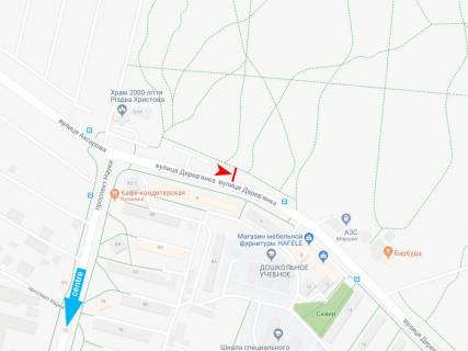 Billboard B in Dnipro (Dnipropetrovsk), 3х6  Derev'anka st. (navproti b. No 4), v centr scheme