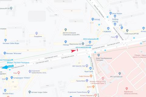 Citylight B in Kharkiv, 1,24х1,84  Saltivs'ke sose, 147 (zupinka 602-j mikrorajon), z centru scheme