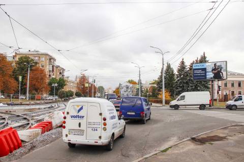 Billboard A in Kharkiv, 3х6  Georgia Tarasenka (Plehanivs'ka) st., 85/87 - Pol'ova st., v centr Photo 1