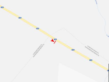 Billboard A in Kharkiv highway, 3х6  Sumi-Harkiv trasa, meza Sums'koi oblasti, bila steli Harkivs'ka oblast', v Harkiv scheme