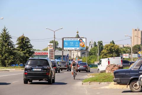 Billboard B in Kharkiv, 3х6  Klockivs'ka st. - Dobrocinciv (Derbents'ka) st., z centru Photo 1
