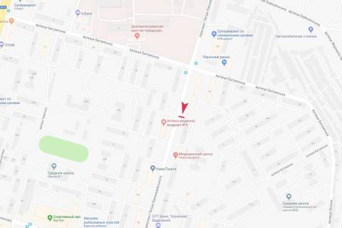 Billboard B in Dnipro (Dnipropetrovsk), 3x6  Petra Kalnisevs'kogo prosp., 3 scheme
