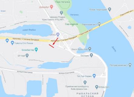 Video Billboard A in Kyiv, 22,08х12,48  TRC Blockbuster Mall, prosp. Stepana Banderi, 36 - 497081 scheme