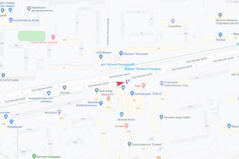 Citylight A in Kharkiv, 1,24х1,84  Saltivs'ke sose, 248 (zupinka Ruslana Plohod'ka), v centr scheme