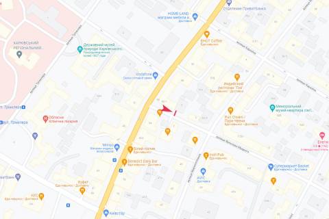 Citylight B in Kharkiv, 1,24х1,84  Aroslava Mudrogo st., 1 scheme