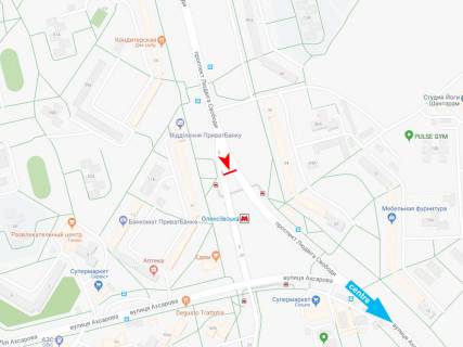 Billboard A in Kharkiv, 3х6  Ludviga Svobodi pr-t (navproti b. No 34), v centr scheme