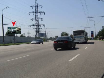 Billboard B in Dnipro (Dnipropetrovsk), 3x6  Набережна Заводська, навпроти АЗС Глоріус Photo 1