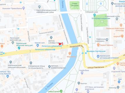 Billboard B in Kharkiv, 1,24х1,84  Poltavs'kij slah st., 4 scheme