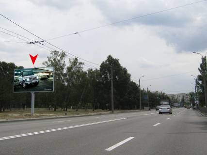 Billboard B in Dnipro (Dnipropetrovsk), 3x6  Naberezna Peremogi st., (cerez dorogu vid budinku No118) Photo 1