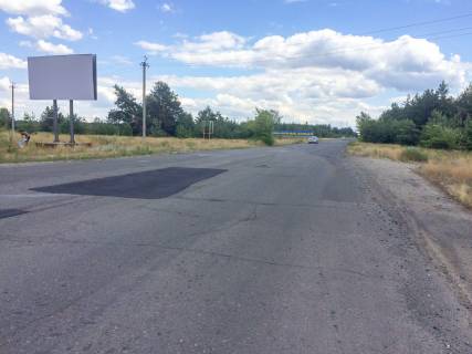 Billboard B in Krasnorichensk, 3х6  vyezd iz goroda v storonu Svatovo Photo 1