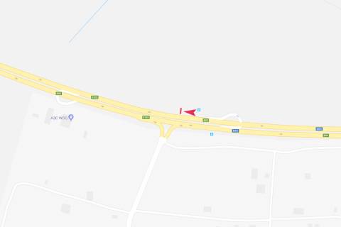 Billboard A in Migiya vyezd iz goroda, pered postom scheme