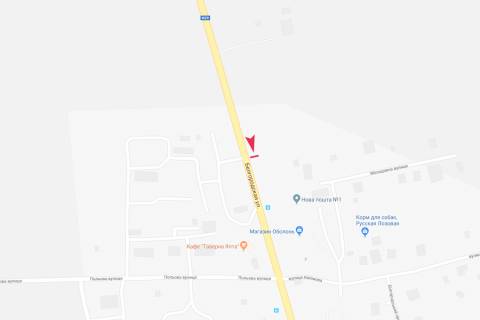 Billboard B in Lozova Belgorodskaa st.Polevaa scheme