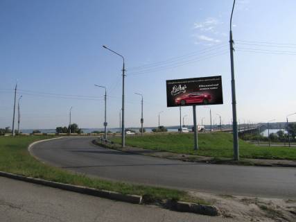Billboard A in Dnipro (Dnipropetrovsk), 3x6  Naberezna Peremogi st., v'izd na Pivdennij mist Photo 1